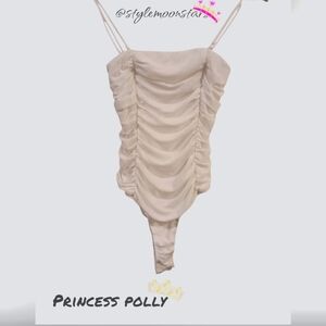 Princess Polly White Bodysuit Top